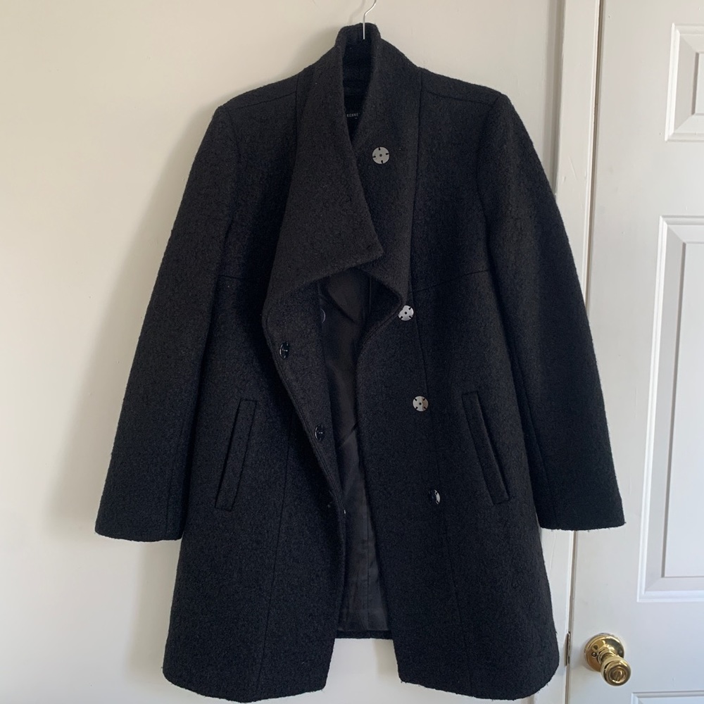 NEVER WORN KENNETH COLE BOUCLE WOOL COAT